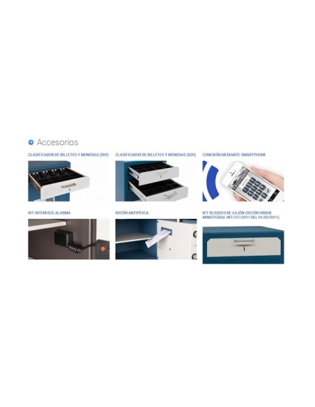 Submostrador antiatraco Olle serie SUB SUB800LE 600 al. x 455 an. x 500 fd.