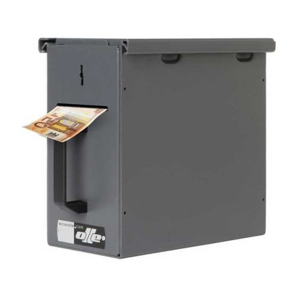 Caja de cobro Olle serie CASHBOX CBU 250 al. x 160 an. x 290 fd.