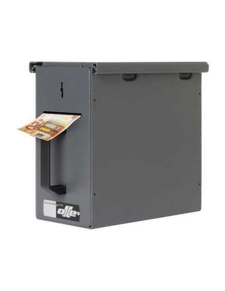 Caja de cobro Olle serie CASHBOX CBU 250 al. x 160 an. x 290 fd.