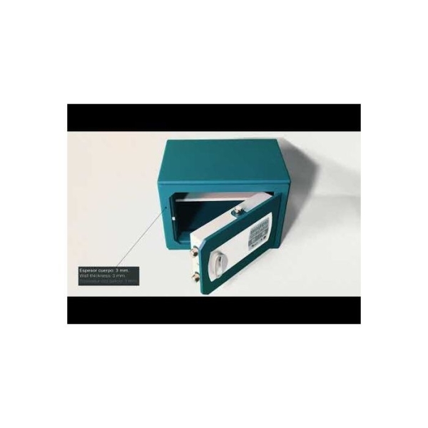 Caja fuerte Olle sobreponer serie 800 L - S803LL buzón antipesca 465 al. x 455 an. x 370 fd. 2