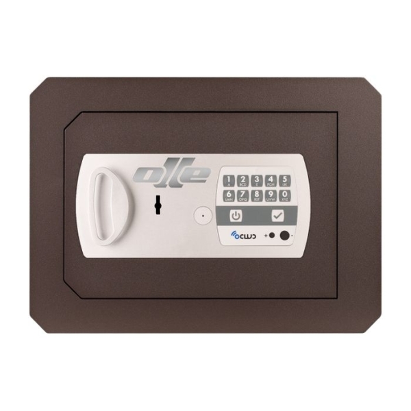 Caja fuerte Olle mural serie 1000 LE - 1004LE20Z apertura izquierda 485 al. x 360 an. x 200 fd. 2