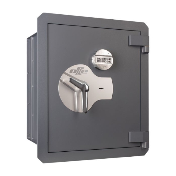 Caja fuerte Olle mural serie I AF3LE 670 al. x 570 an. x 390 fd.