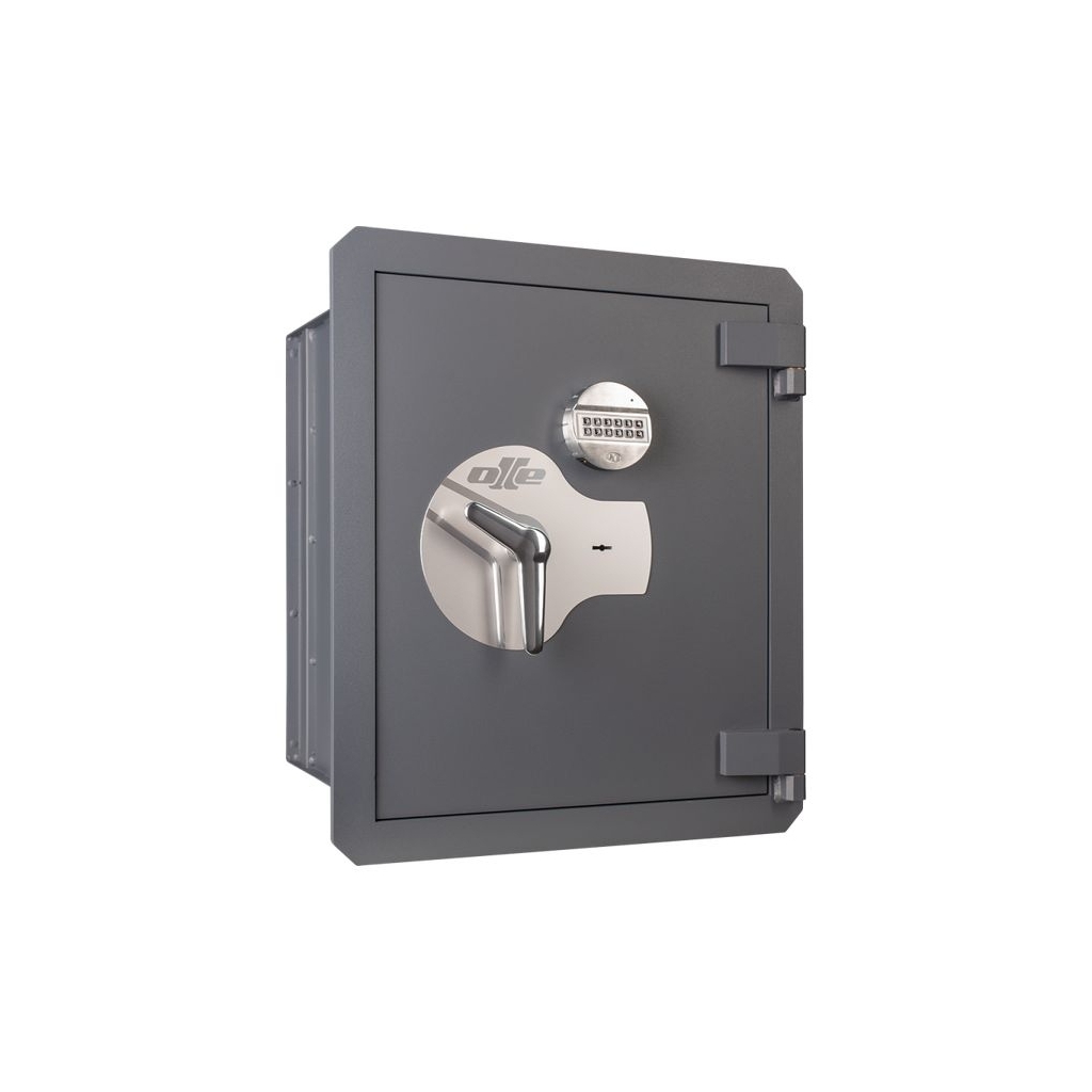 Caja fuerte Olle mural serie I AF3LE 670 al. x 570 an. x 390 fd.