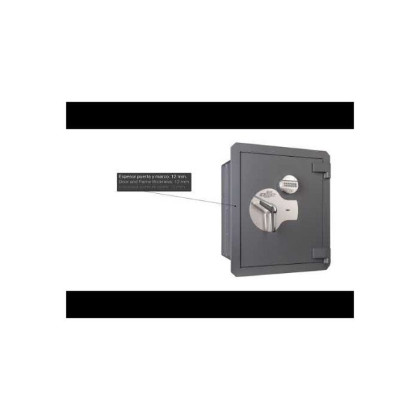 Caja fuerte Olle mural serie I AF1E 370 al. x 460 an. x 300 fd. 2