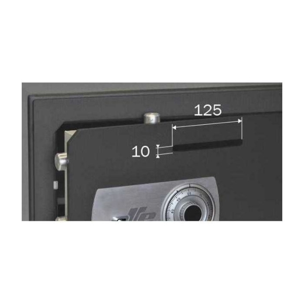 Caja fuerte Olle mural serie 1000 M - 1003M37L buzón antipesca 485 al. x 465 an. x 370 fd.