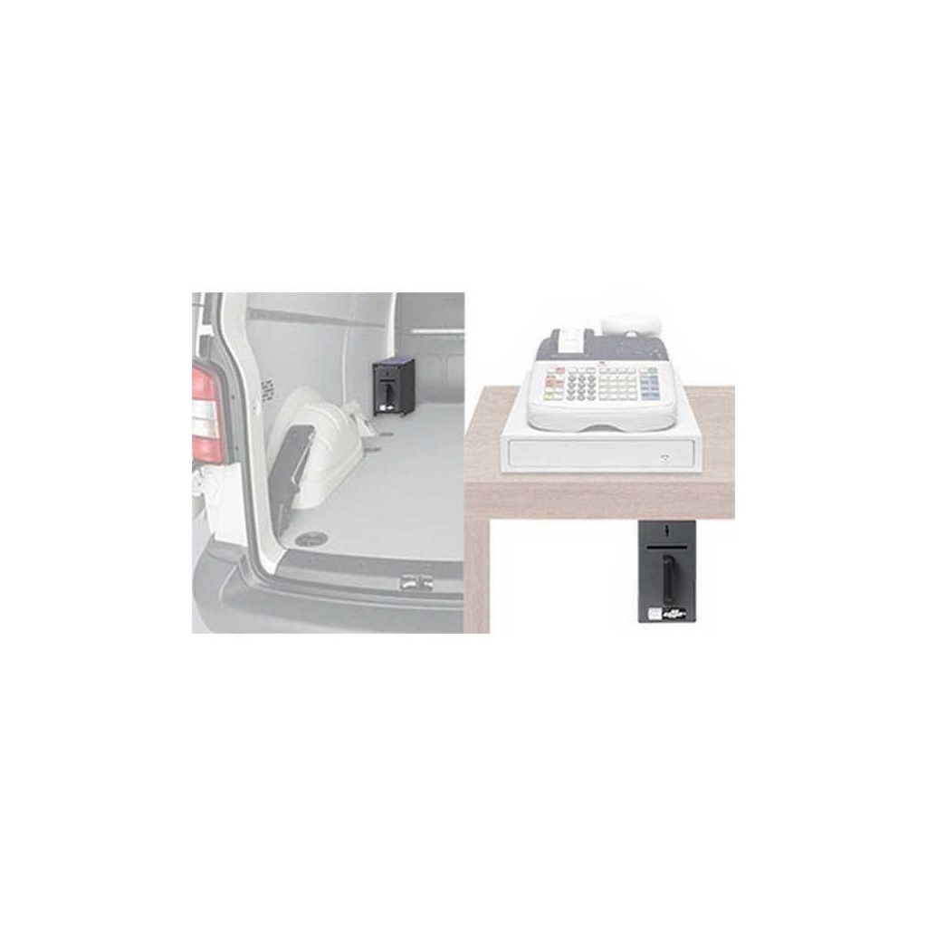 Caja de cobro Olle serie CASHBOX CBD 260 al. x 165 an. x 290 fd.