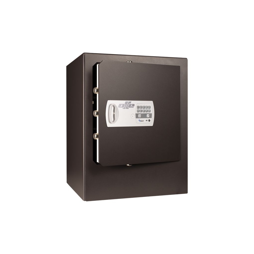 Caja fuerte Olle sobreponer serie 1000 E - S1005E 600 al. x 470 an. x 450 fd. con zócalo