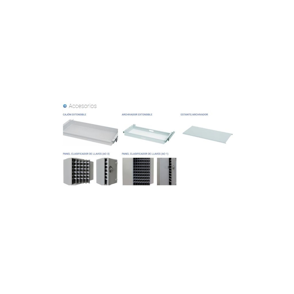 Armario acorazado Olle serie AC AC1L 1785 al. x 1000 an. x 540 fd.