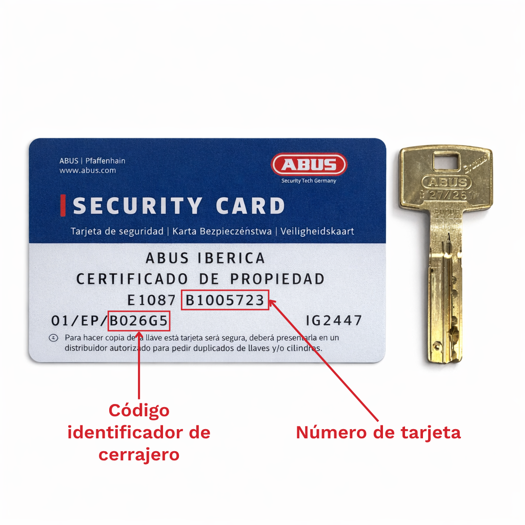 Duplicado de llave ABUS 1000 en Marbella - ABUS | CLM